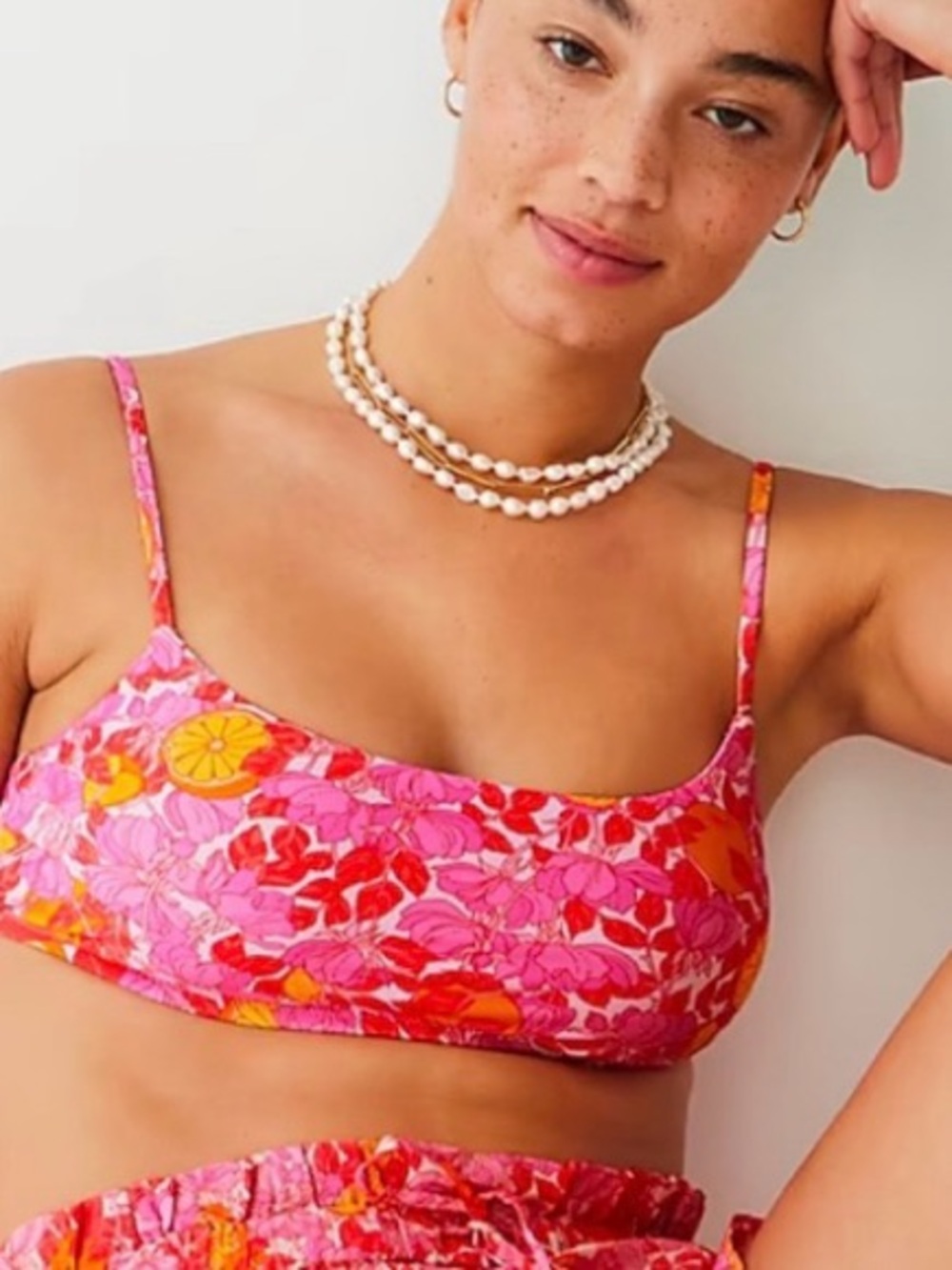 Jcrew Bikini Set “Pink Limone”